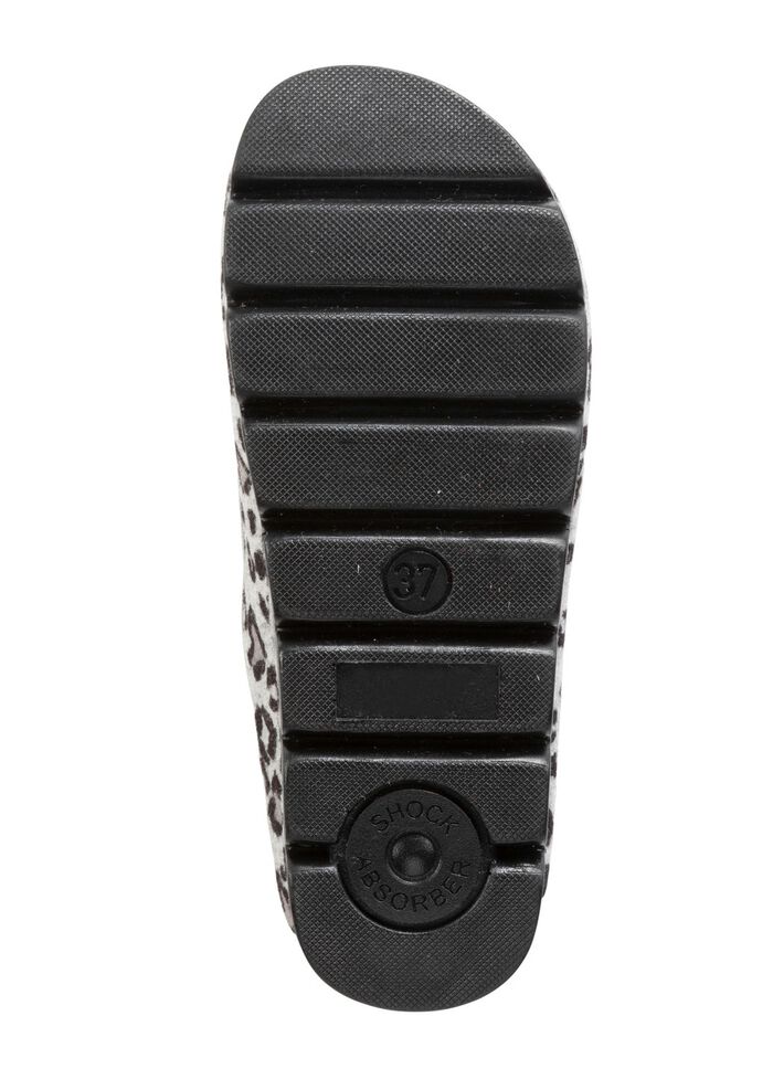 Laurina Pantoffel aus bedrucktem Filz 