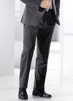 Hose aus dem Baukasten-Anzug ANTHRAZIT MELIERT