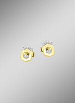 Moderne Ohrstecker mit Zirkonia 