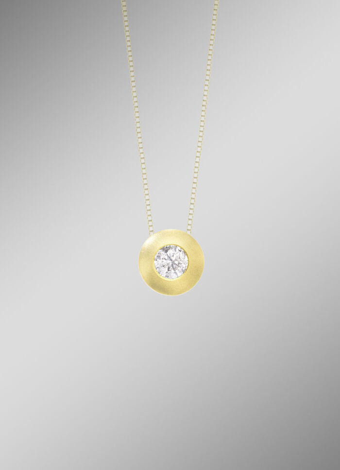 Exklusiv bei Bader: Anhänger mit Brillant 