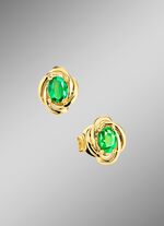 Ohrstecker mit Smaragd 