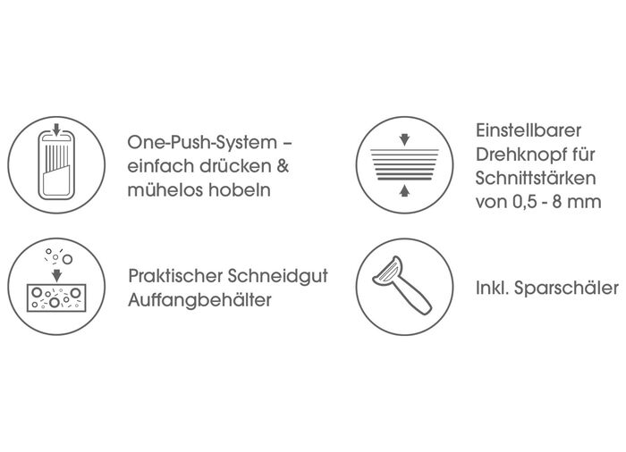 Universalhobel Turbo Cut von Livington 