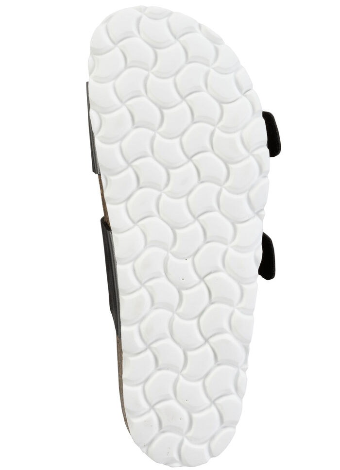 ELENA EDEN Pantolette mit Glitzersteinchen verzierten Schließen ONYXSCHWARZ