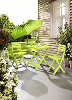 UV-beständiges Balkon-Set, 3-teilig LIMETTE