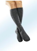 St&uuml;tzkniestr&uuml;mpfe, 3er Pack GRAU