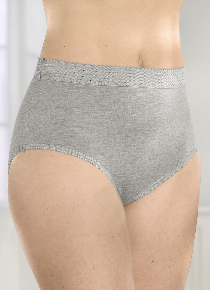 Sechserpack Slips mit elastischen Beinabschl&uuml;ssen 