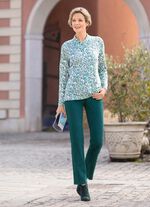 Pullover mit dekorativem V-Kragen 