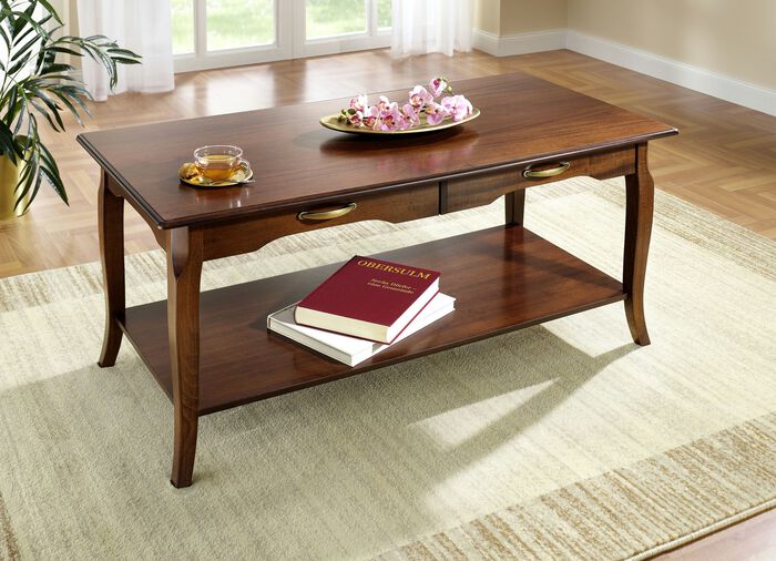 Couchtisch mit Echtholzfurnier 