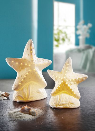 LED-Seestern aus Keramik 