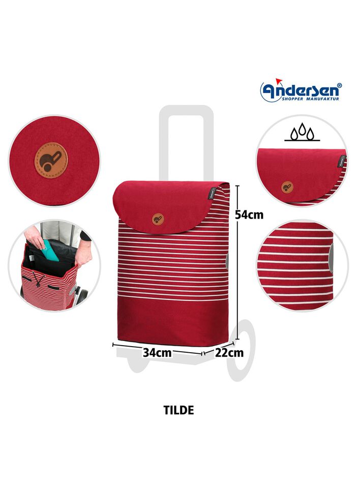 Leichter und robuster Einkaufsroller von Andersen 