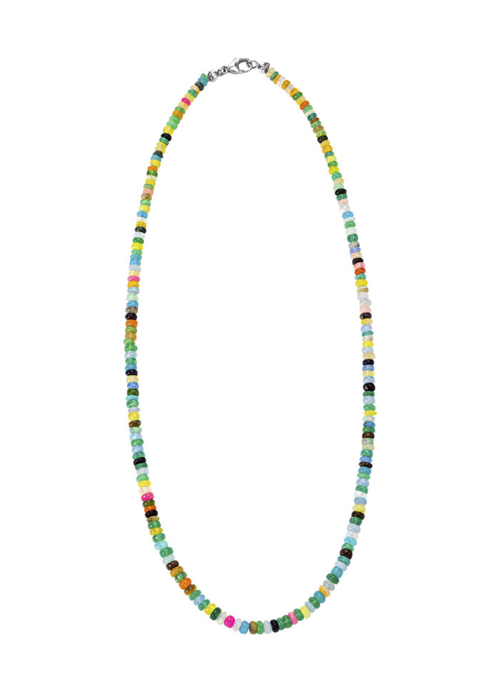 Halskette mit Multi Kristallopal 
