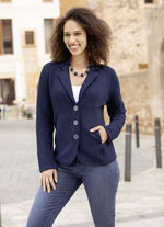 Blusenjacke mit Knopfleiste 