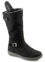 Waldl&auml;ufer, gef&uuml;tterte Damen-Stiefel, Winterschuhe, Weite H, mit Lammfell 