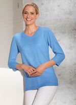 3-teiliges Strick-Set in sehr weicher Qualit&auml;t BLEU