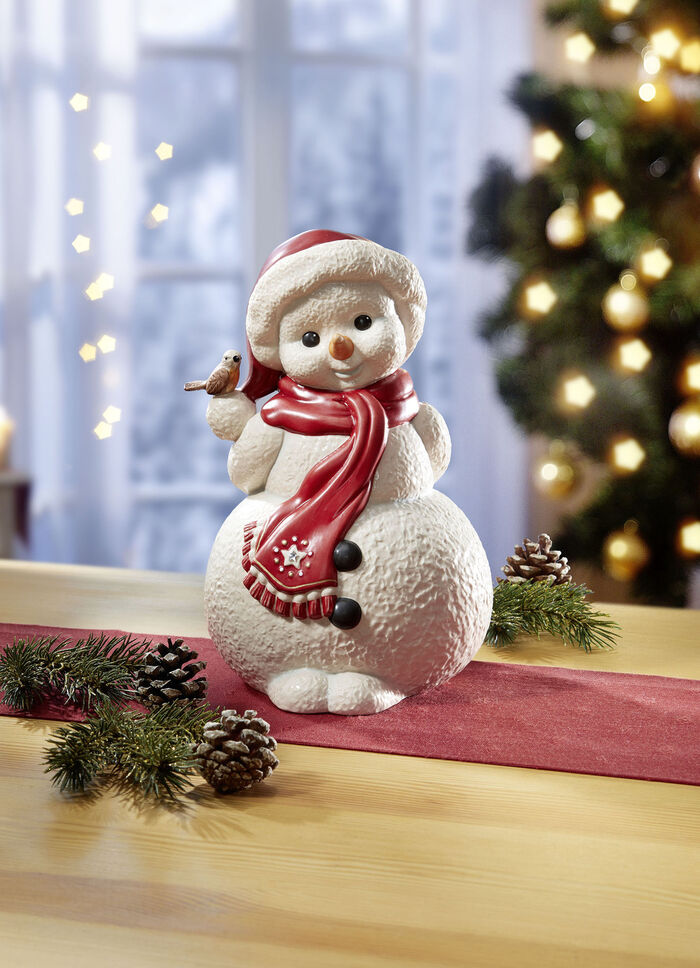 Schneem&auml;nner aus Feinsteingut 