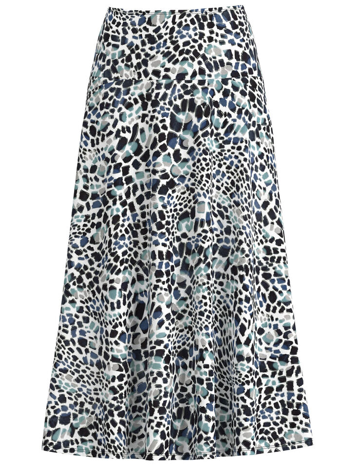 Rock mit farbbrillantem Druck 