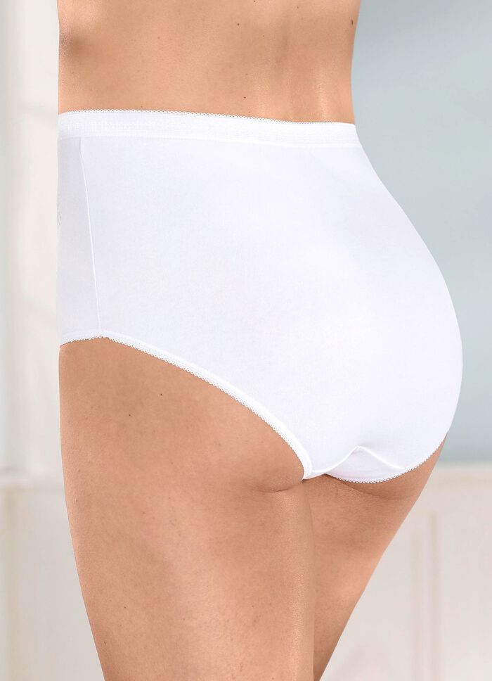 F&uuml;nferpack Slips mit Blumemotiv 