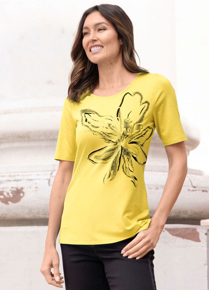 Shirt mit Flatlocknaht 