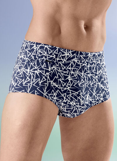 Badehose in höherer Slipform 