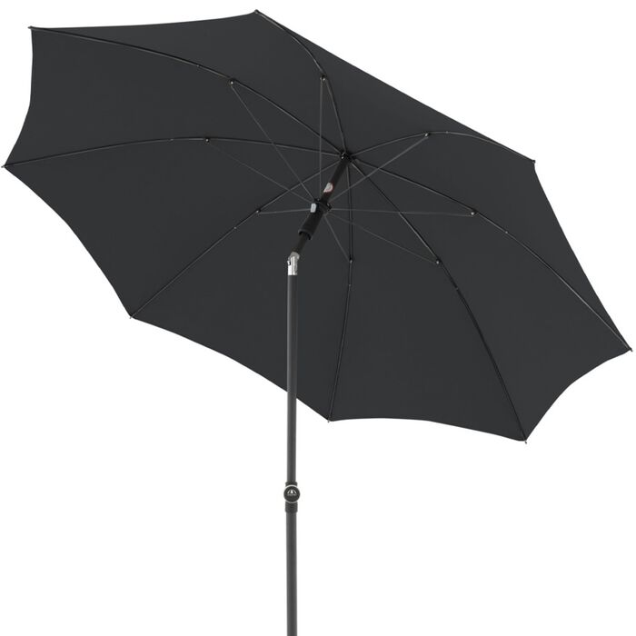 H&ouml;henverstellbarer Sonnenschirm mit UV-Schutz 50+ ANTHRAZIT