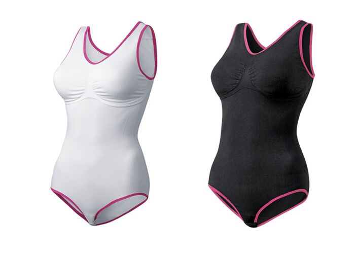 Shaping Body Zweierpack SCHWARZ/WEISS