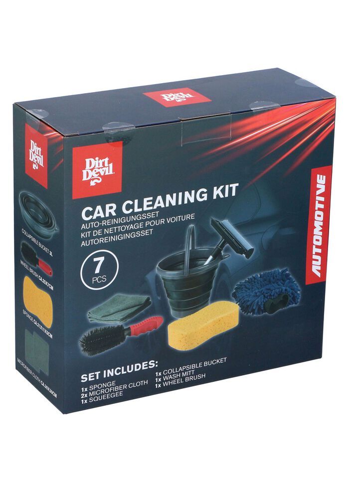 &bdquo;Dirt-Devil&ldquo; Auto-Reinigungs-Set, 7-teilig 