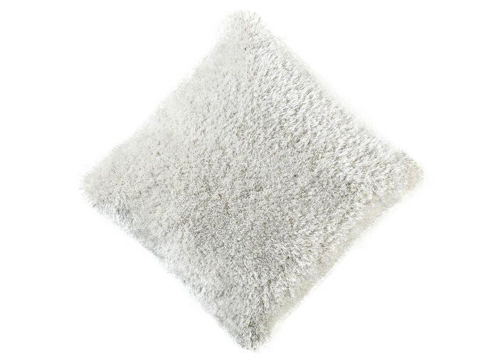 Hochflor-Teppiche und Kissen mit Baumwoll-R&uuml;ckseite WEISS