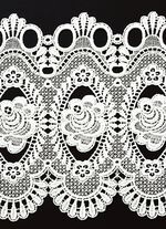 Bezaubernde Kurzgardine mit Stangendurchzug 