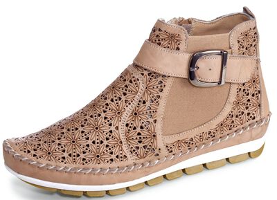 Gemini, sommerliche Damen-Stiefeletten, Weite G, mit herausnehmbarem Fu&szlig;bett 