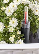 Pflanzkasten in moderner Rattan-Optik WEISS