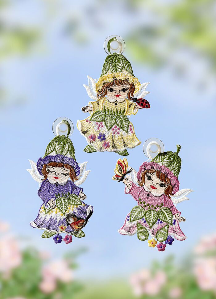 Fensterbilder Feen, 3er-Set 