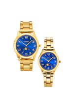 Quartz-Partneruhr von Pools mit Mondphasen 