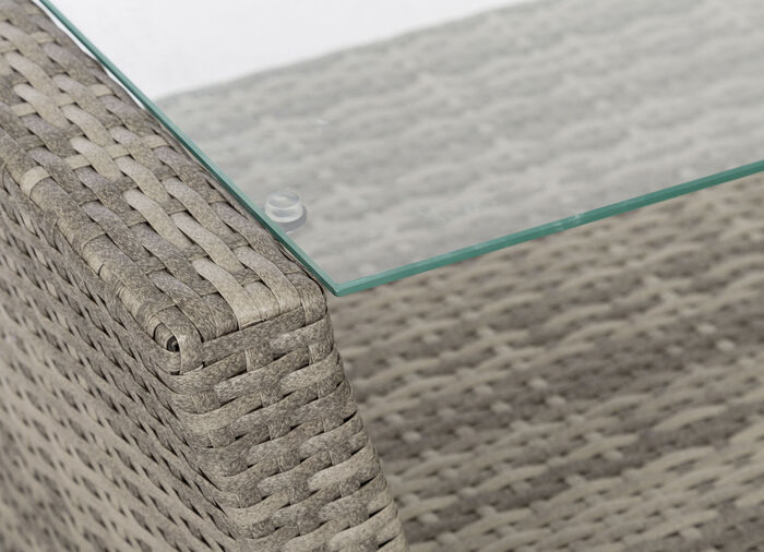 Garten-Lounge, 4-teilig mit Auflagen 