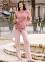 Pullover aus Melangegarn 