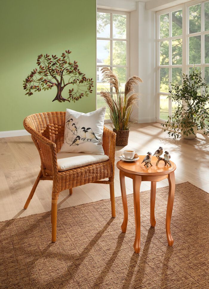 Teilmassiver Beistelltisch NATUR-HONIG