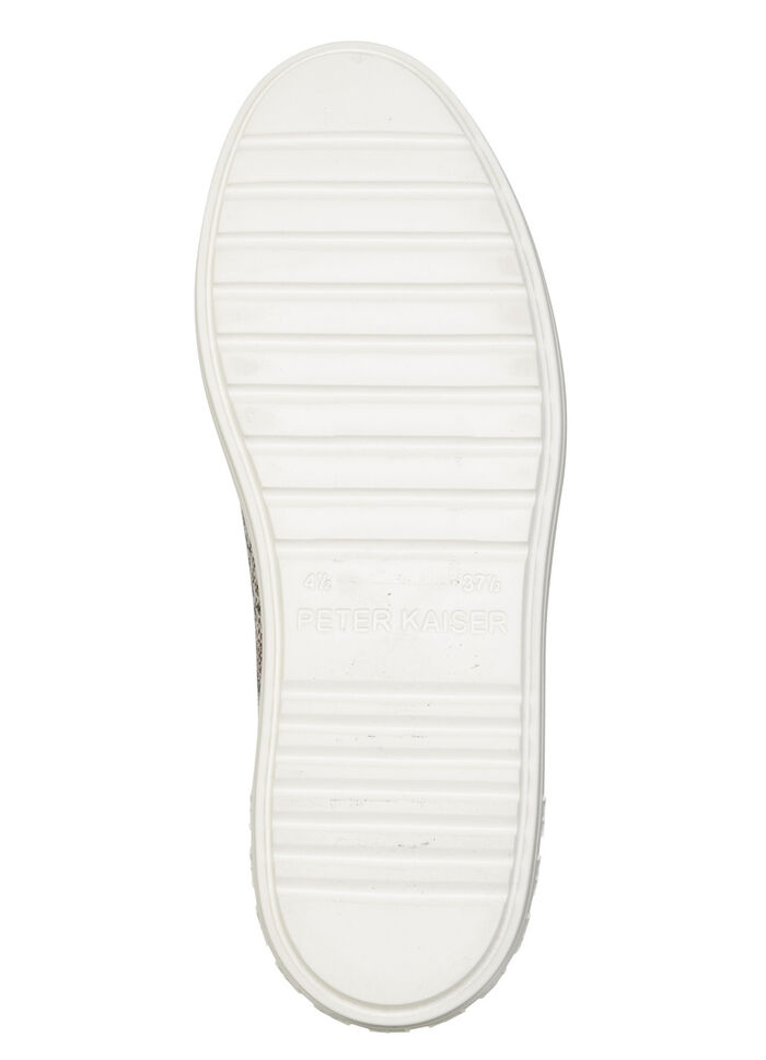 Peter Kaiser, modische Damen-Sneaker, mit herausnehmbarem Fußbett TAUPE-MOKKA