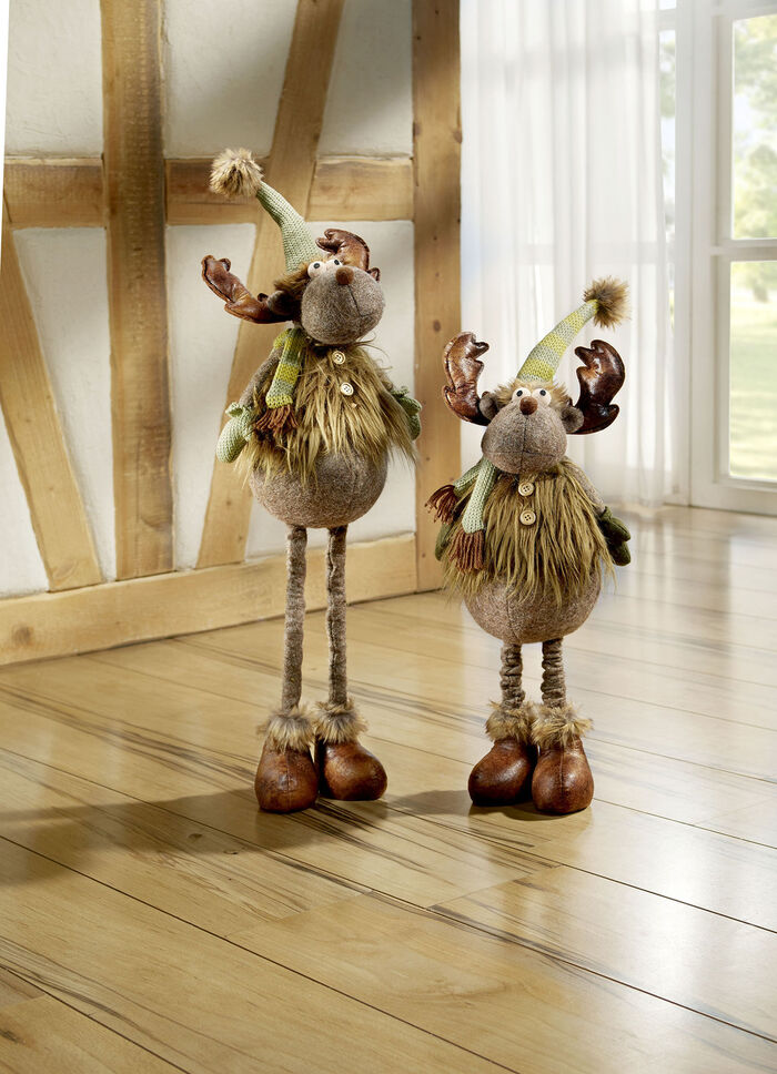 Elch, 2er-Set, mit Teleskopbeinen 