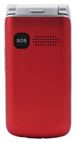 Olympia Style-Duo Klapphandy mit extra gro&szlig;er Schrift ROT