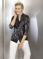 Wundervoll glänzende Shirtbluse  