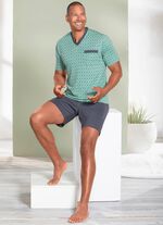 Shorty mit V-Ausschnitt 