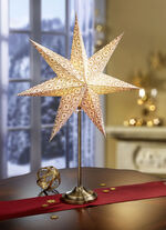 Sternleuchter aus Papier WEISS