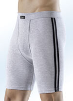 Viererpack Unterhosen mit seitlichen Kontraststreifen, knielang 