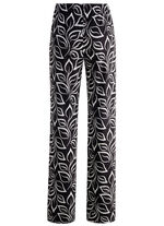 Hose in bequemer Weite SCHWARZ-WEISS