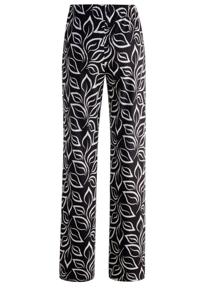 Hose in bequemer Weite SCHWARZ-WEISS