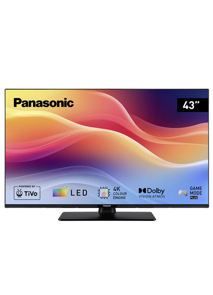 „Panasonic“ 4K-Ultra-HD-LED-Smart-TV mit TiVo Betriebssystem SCHWARZ