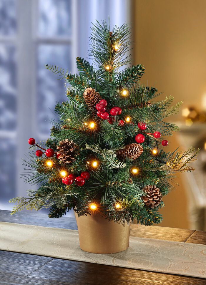 Beleuchteter Tannenbaum, batteriebetrieben 