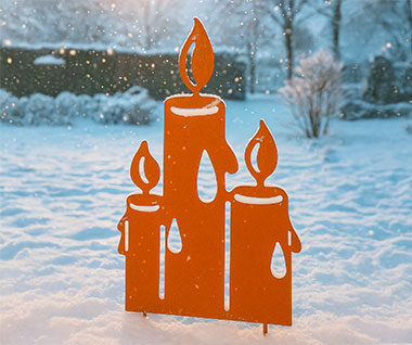 Weihnachtsdeko für außen: hübsche Gartendeko für besinnliche Weihnachten