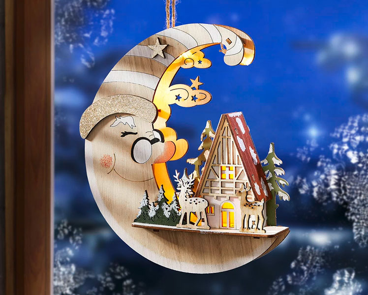 Wunderschöne Fensterdeko und Fensterbilder für Weihnachten