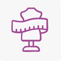 Icon Größenrechner Damen-Oberbekleidung