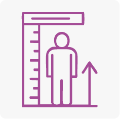 Icon Größentabelle für Herren